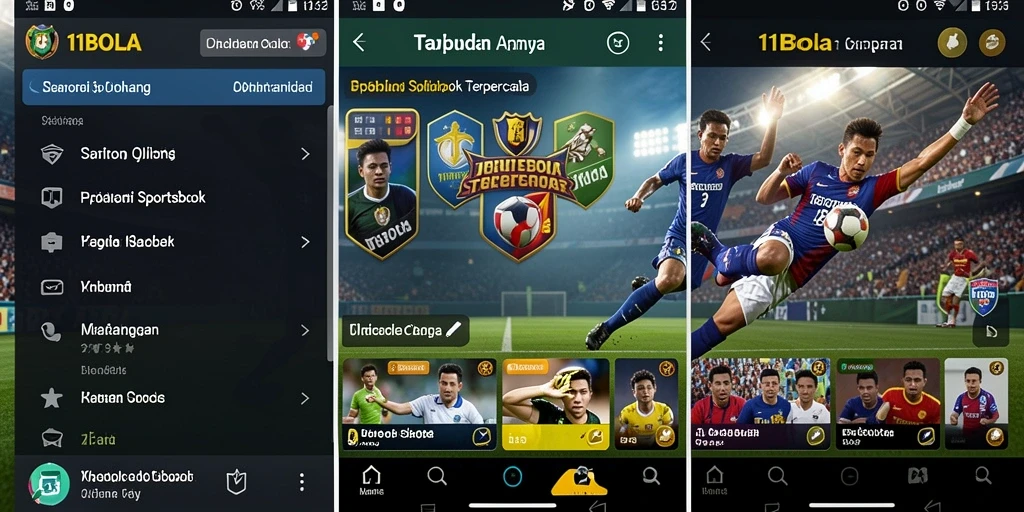 Tampilan menarik dari aplikasi Sportsbook 11BOLA yang mudah digunakan.