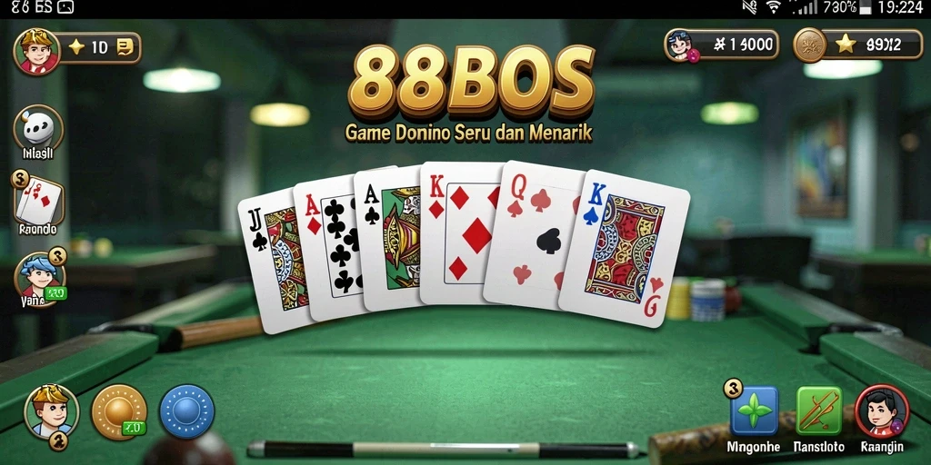 Tampilan gameplay seru dan interaktif dari 88BOS.