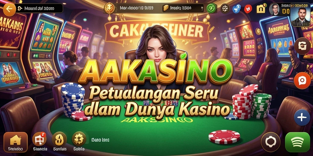 Tampilan gameplay <strong>AAKASINO</strong> yang penuh aksi dan keseruan di kasino.