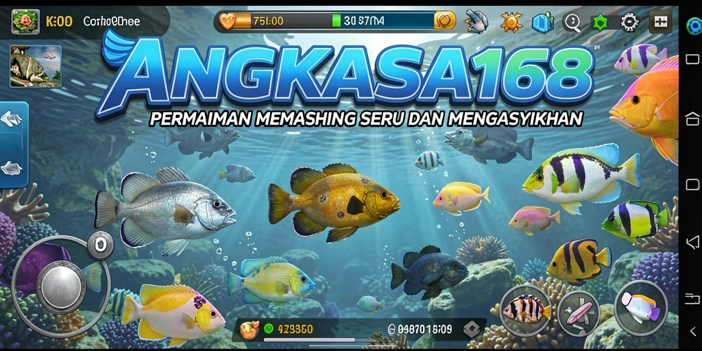Tangkapan ikan yang luar biasa di game ANGKASA168.