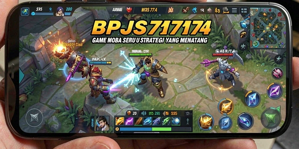 Gameplay seru dan aksi intens di BPJS777 MOBA.
