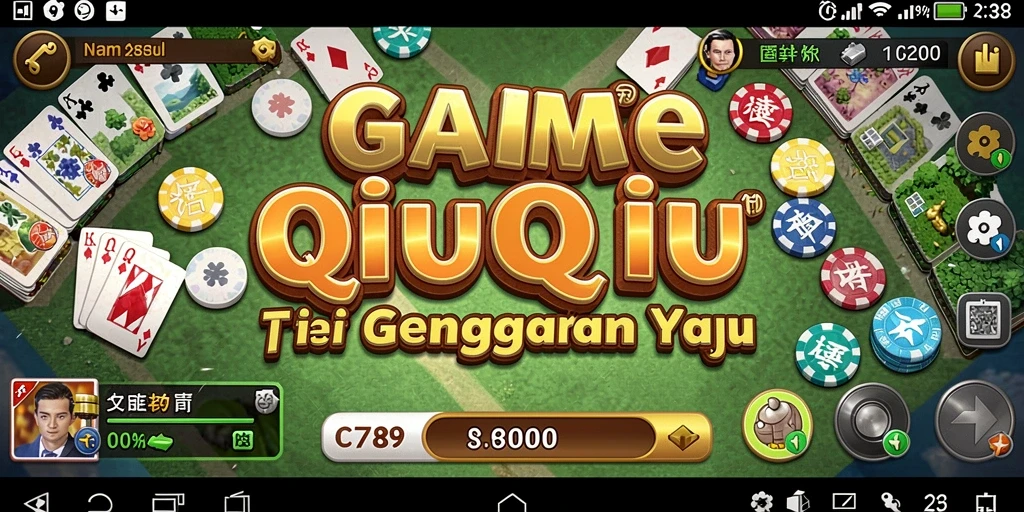 Tampilan gameplay seru dari C789, permainan QiuQiu yang mendebarkan.