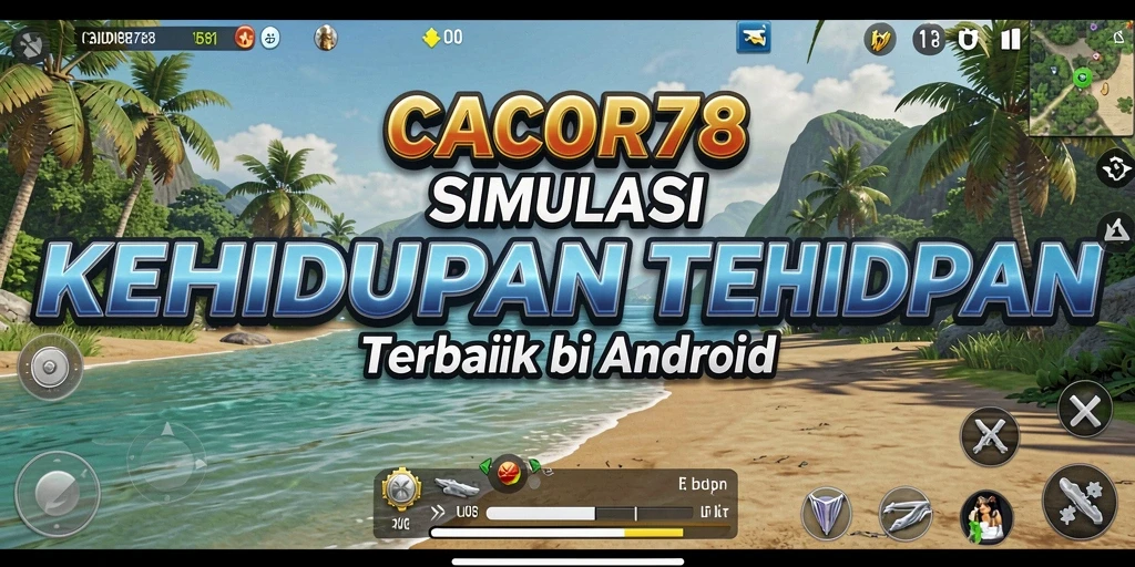 Screenshot utama CACOR78 menampilkan gameplay simulasi yang realistis dan menarik.