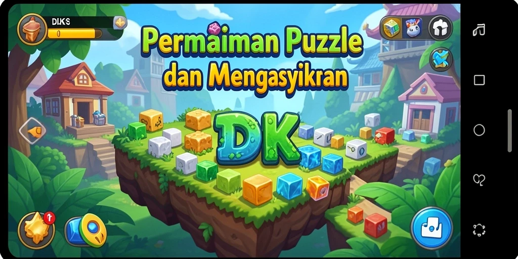Screenshot DKK menampilkan gameplay menantang yang mendebarkan.