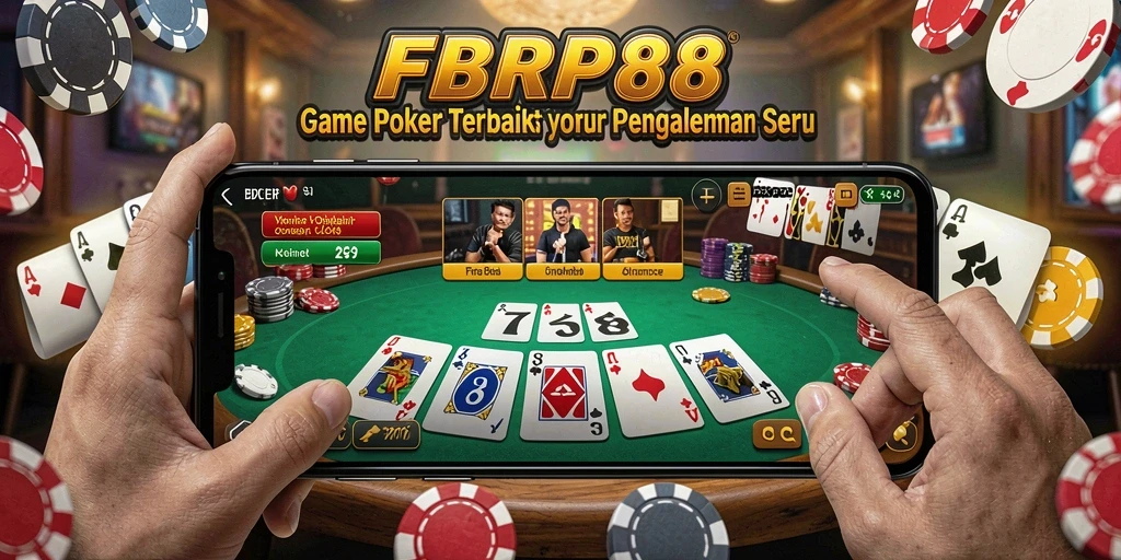 Gameplay seru dalam FBRP88 dengan tampilan meja poker.