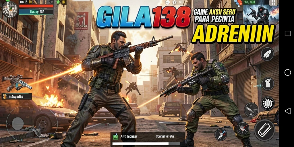 Tampilan screenshot GILA138 yang menampilkan pertarungan aksi intens.