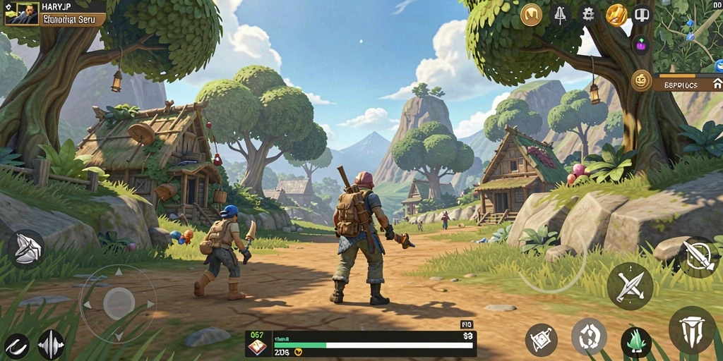 Gameplay seru di dunia terbuka yang menakjubkan.