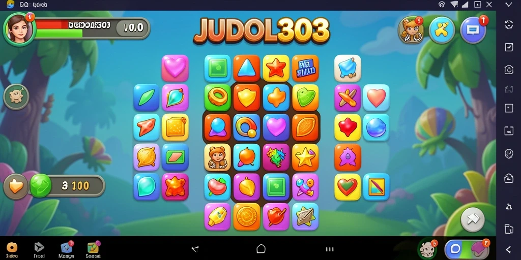 Tampilan gameplay JUDOL303 yang menarik dan penuh warna.