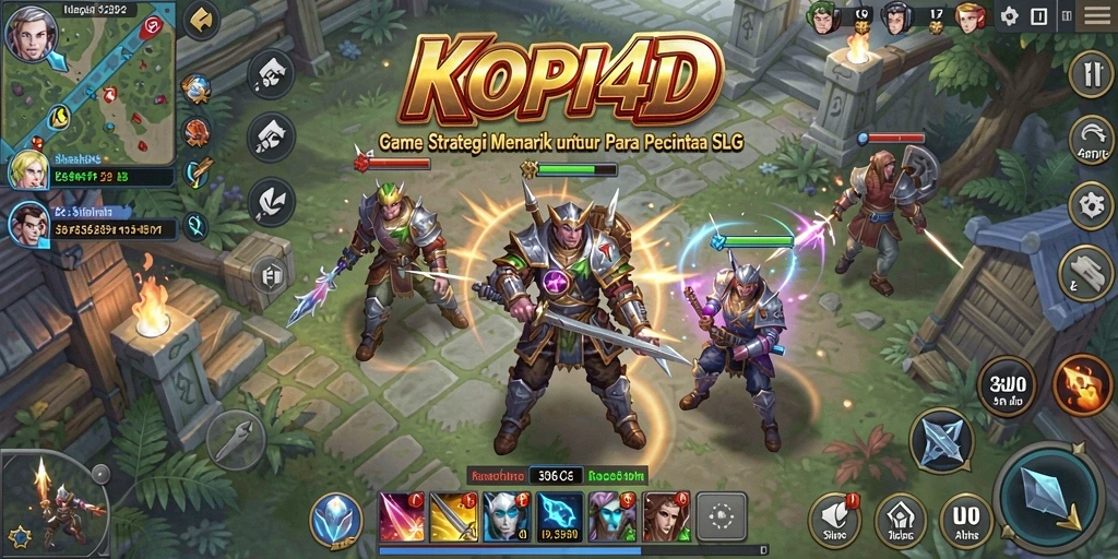 Tampilan menarik dari gameplay KOPI4D yang menantang.