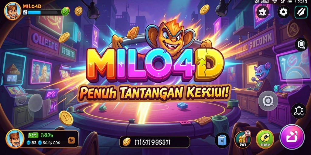 Screenshot MILO4D menampilkan gameplay penuh aksi dan tantangan.