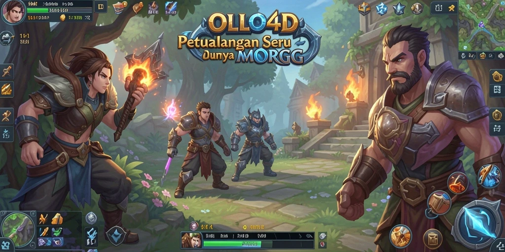 Menampilkan gameplay seru di dunia OLLO4D dengan aksi pertempuran yang mendebarkan.