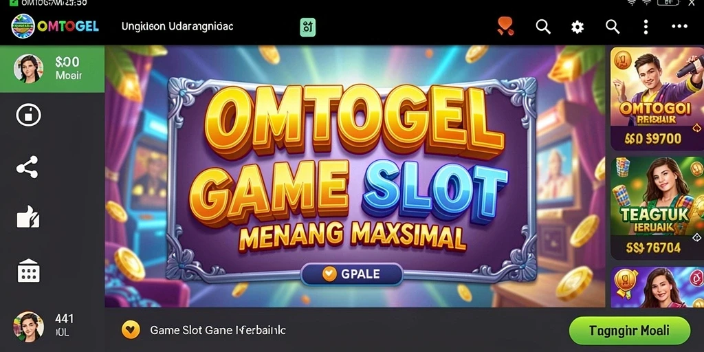 Tampilan gameplay menarik dari OMTOGEL dengan grafik Slot yang memukau.