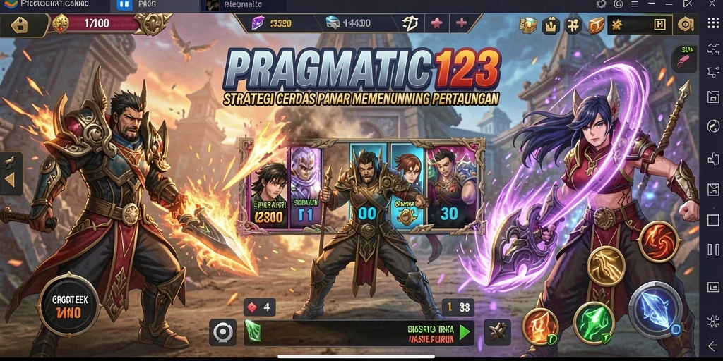 Tampilan strategi yang mendebarkan dalam PRAGMATIC123.