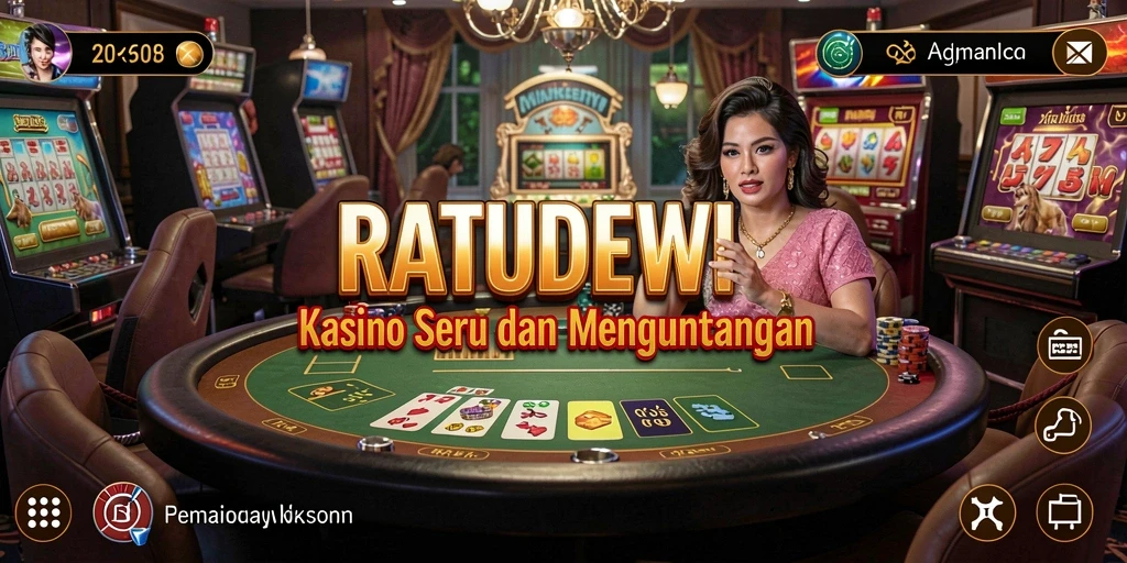 Tampilan memukau gameplay RATUDEWI yang menggembirakan para pemain.