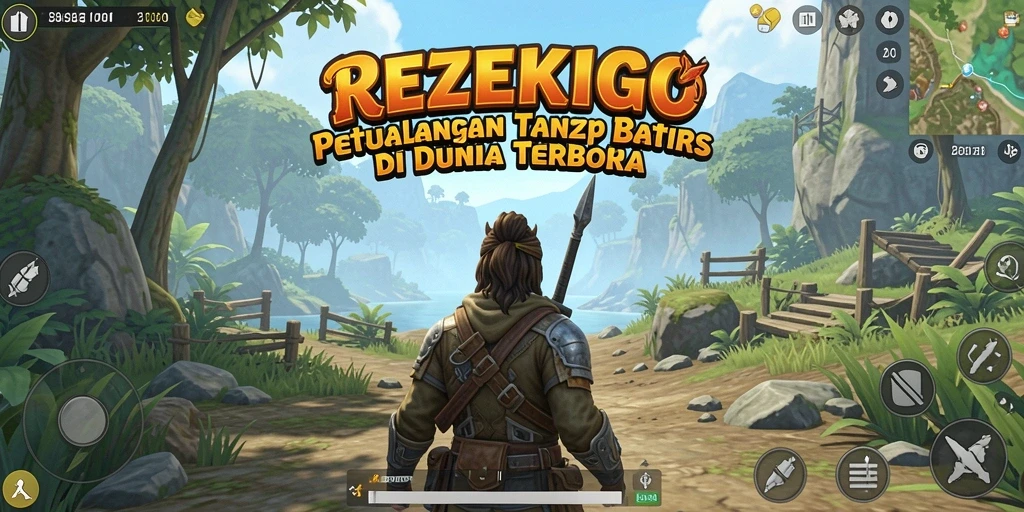 Gameplay seru REZEKIGO di dunia terbuka yang luas.