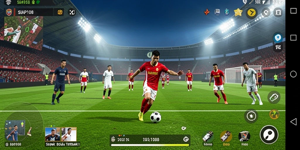Tampilan bermain <strong>SIAP108</strong> dengan aksi pertandingan sepak bola yang mendebarkan.
