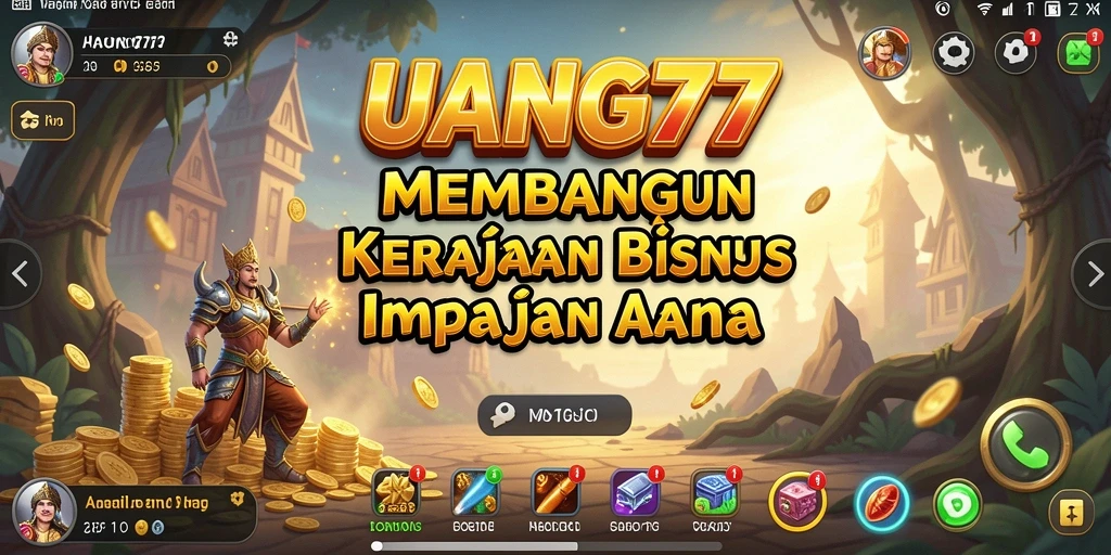 Gameplay seru membangun bisnis di UANG77.