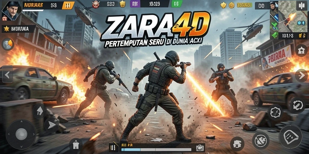 Tampilan menarik dari gameplay ZARA4D yang penuh aksi.